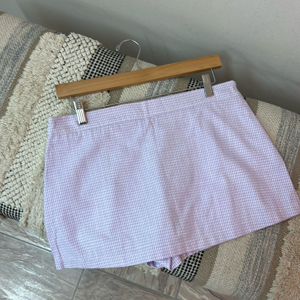 FREE PEOPLE NWT big dreams skort/skirt gingham - Picture 2 of 4